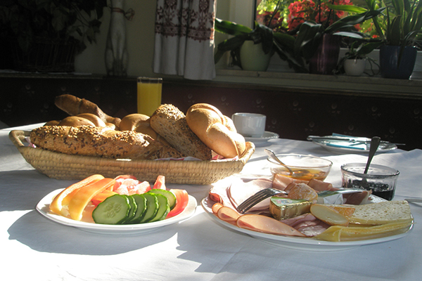 Genießen Sie ein herrliches Frühstück