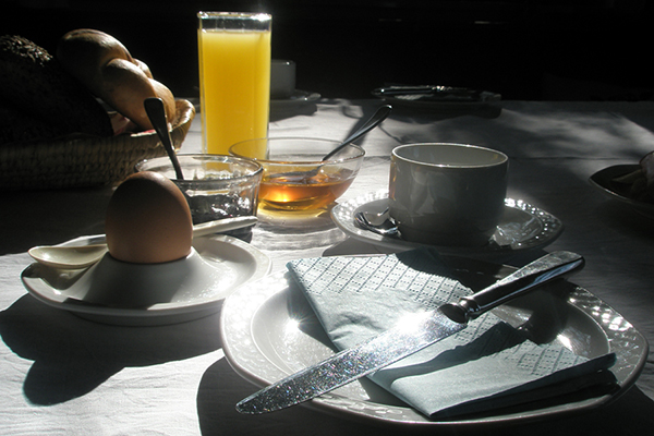 Genießen Sie ein herrliches Frühstück